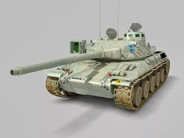 Amx-30 French Tank 3d model Amx-30 French Tank 3d model