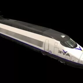 Ave High Speed Train 3d model