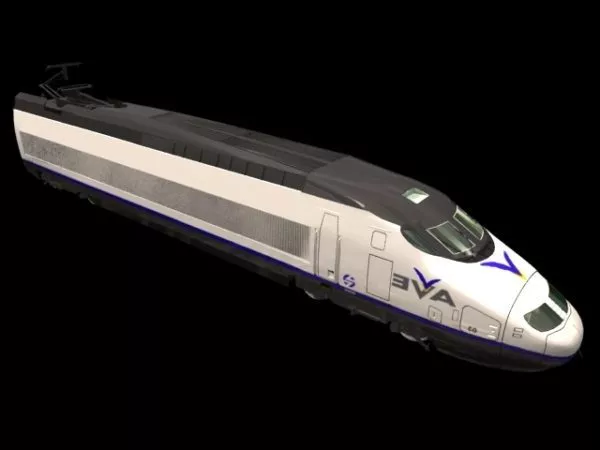 Ave High Speed Train 3d model Ave High Speed Train 3d model