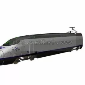 Ave High-speed Trains 3d model