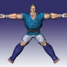 Abel In Street Fighter 3d model