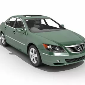 Acura Rl Luxury Sedan Car 3d model