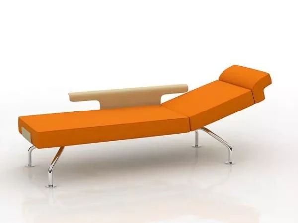 Adjustable Chaise Lounge Furniture 3d model Adjustable Chaise Lounge Furniture 3d model