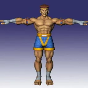 Adon Muay Thai Warrior 3d model