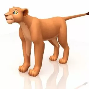 Adult Nala Lion King Character 3d model