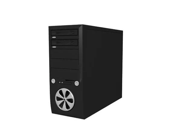 Advanced Pc Tower Case 3d model Advanced Pc Tower Case 3d model