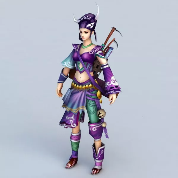 Adventure Girl 3d model Adventure Girl 3d model