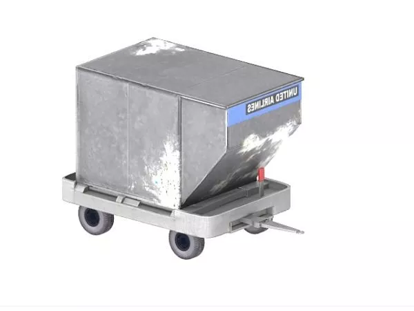 Steel Bulk Container 3d model
