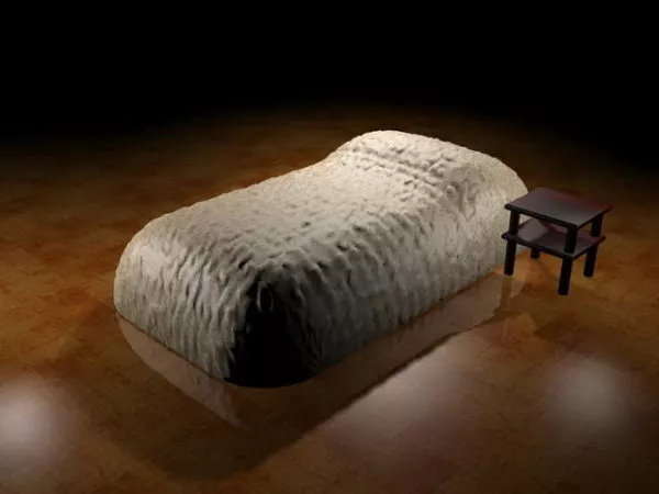 Air Mattress Bed 3d model Air Mattress Bed 3d model