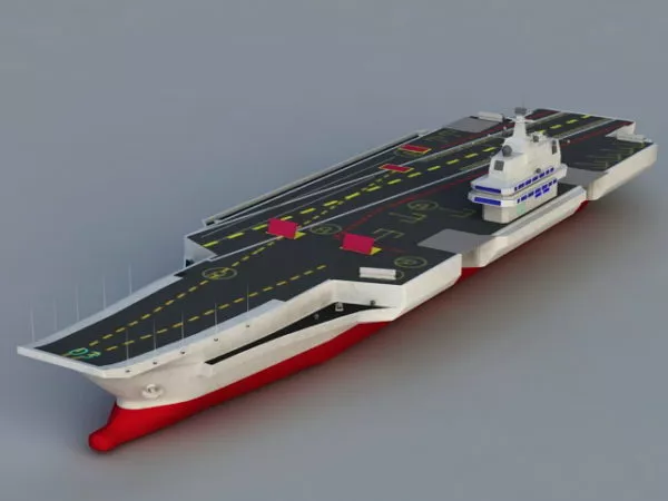 Missile Frigate Guided Class Ship 3d model