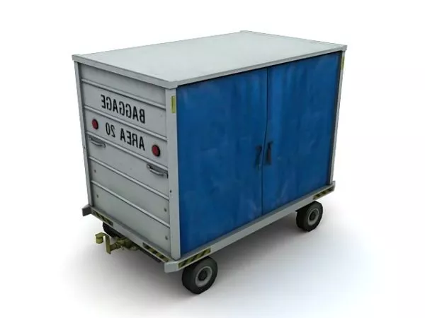 Flatbed Cart 3d model
