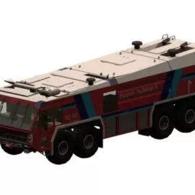 Airport Hydrant Truck 3d model