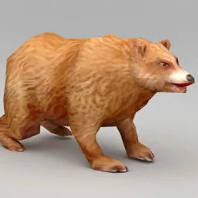 Alaskan Brown Bear 3d model
