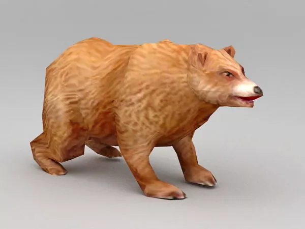 Alaskan Brown Bear 3d model Alaskan Brown Bear 3d model