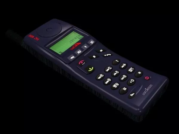 Alcatel Hc400 Handset 3d model Alcatel Hc400 Handset 3d model