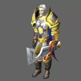 Alexandros Mograine – Wow Character 3d model