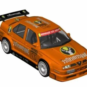 Racing Car Alfa Romeo 155 V6 3d model