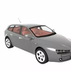 Alfa Romeo 159 Saloon Car 3d model