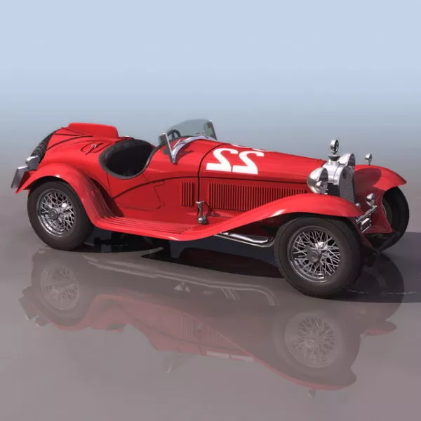 Alfa Romeo 2300 Luxury Sedan 3d model Alfa Romeo 2300 Luxury Sedan 3d model