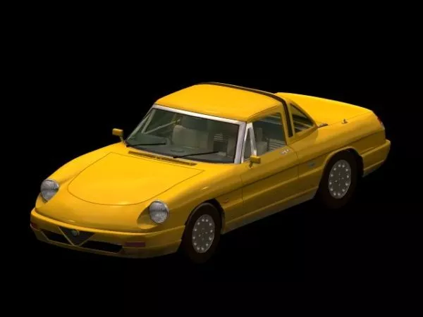 Alfa Romeo Spider 2-door Roadster 3d model Alfa Romeo Spider 2-door Roadster 3d model