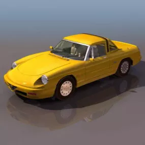 Alfa Romeo Spider Roadster 3d model