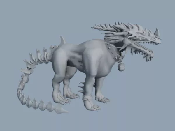 Alien Beast Concept Art 3d model Alien Beast Concept Art 3d model