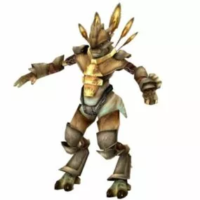 Alien Female Sci Fi 3d model