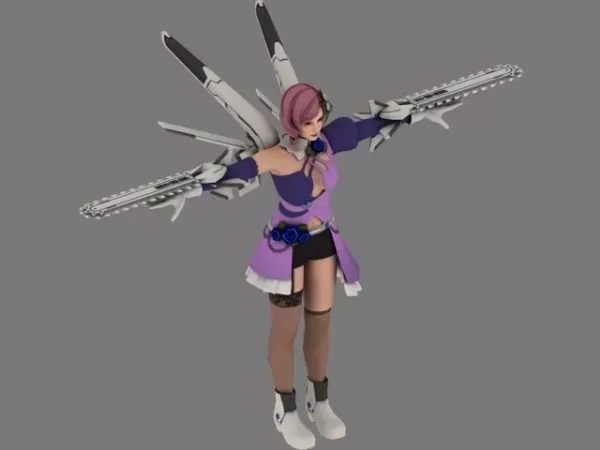 Alisa Bosconovich Girl Character 3d model Alisa Bosconovich Girl Character 3d model