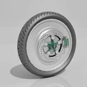 Alloy Wheel For Car 3d model