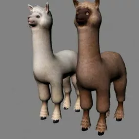 Alpaca Animal 3d model