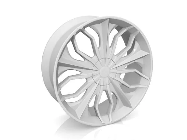 Sonic Car Wheels 3d model