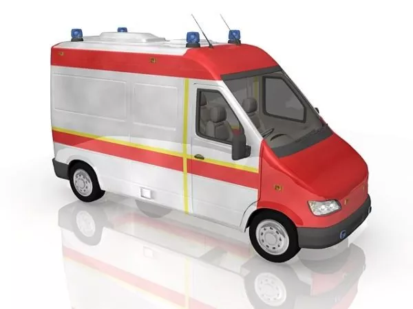 Ambulance Van 3d model Ambulance Van 3d model