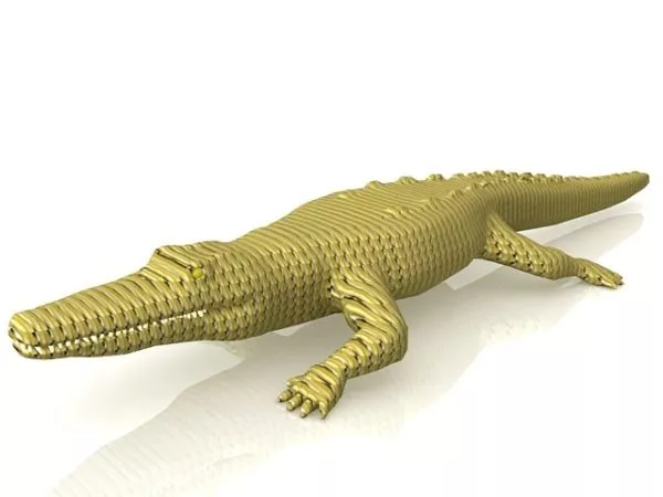 Scary Crocodile Monster 3d model