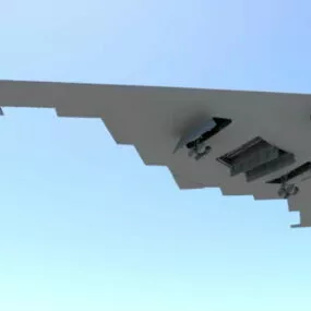 American B2 Bomber 3d model