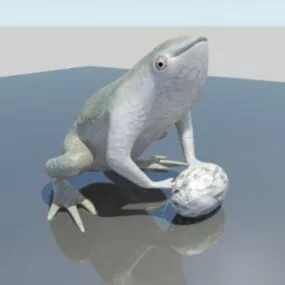 American Bullfrog 3d model