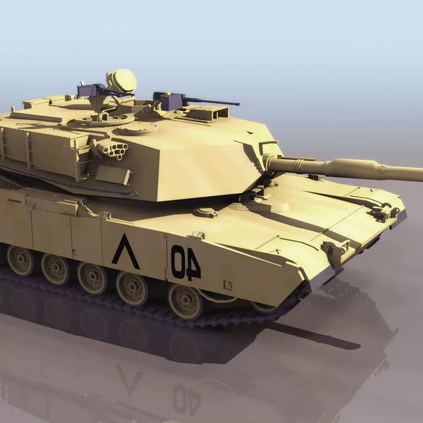 American M1 Abrams Main Battle Tank 3d model American M1 Abrams Main Battle Tank 3d model