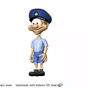 American Boy Doll 3d model