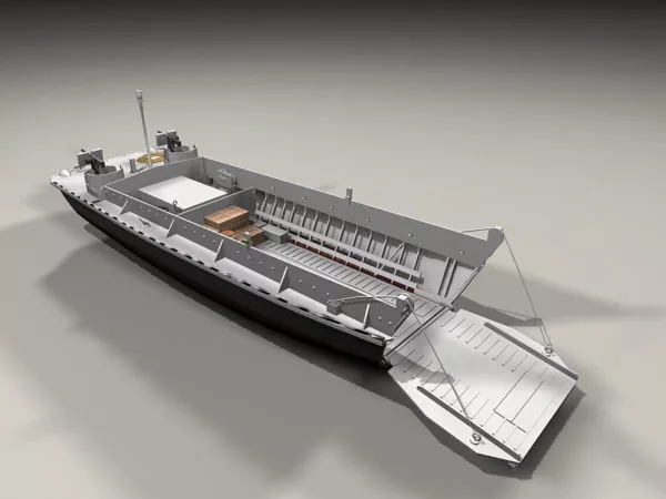 Sloop Sailboat 3d model