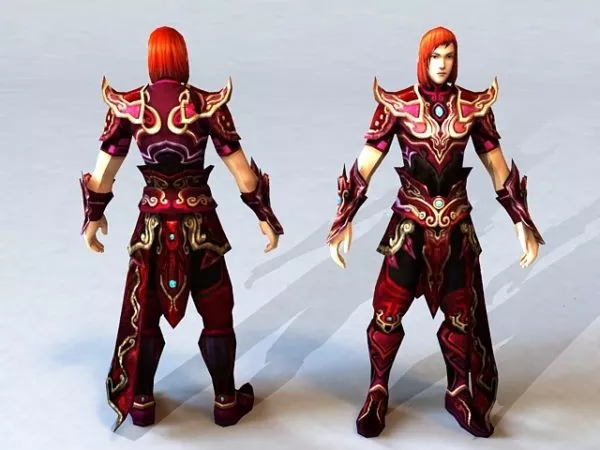 Ancient Asian Warrior 3d model Ancient Asian Warrior 3d model
