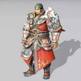 Ancient China Warrior 3d model