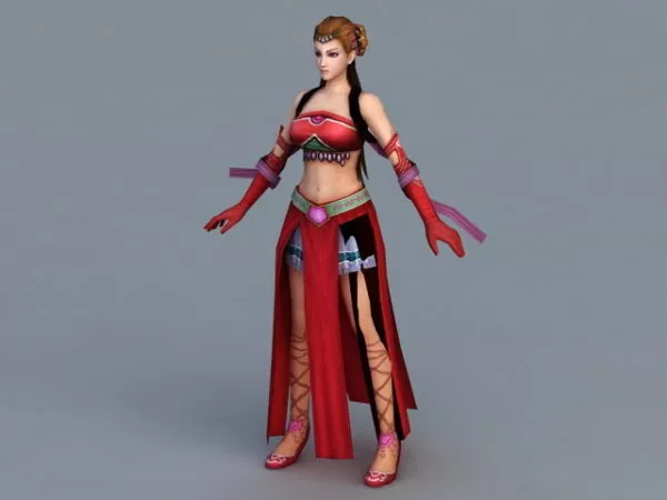 Ancient Chinese Dancer 3d model Ancient Chinese Dancer 3d model