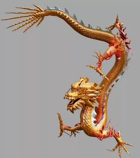 Earth Drake Dragon Creature 3d model