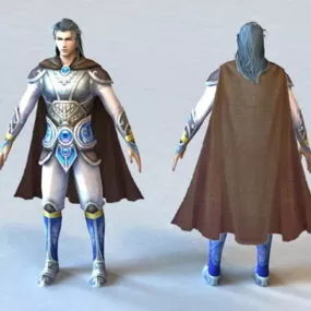 Ancient Chinese Martial Arts Man 3d model