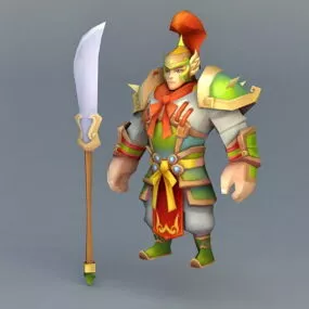 Ancient Chinese Soldier 3d model