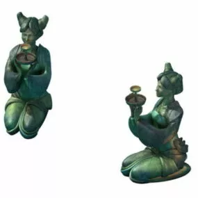 Ancient Chinese Statue 3d model