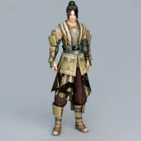 Ancient Chinese Swordsman 3d model