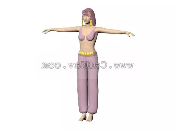 Character Ancient Egyptian Dancing Girl 3d model Character Ancient Egyptian Dancing Girl 3d model