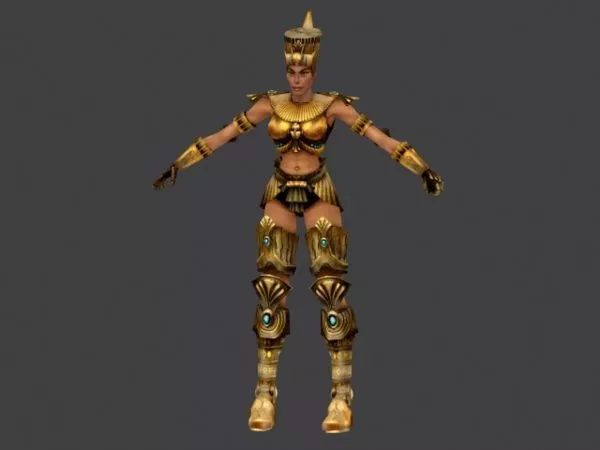 Warrior Agent Man Character 3d model