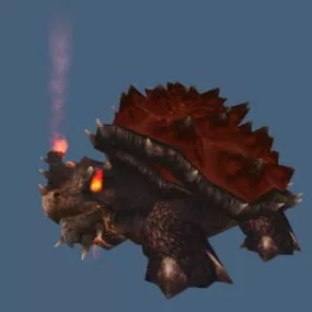 Ancient Fire Turtle 3d model