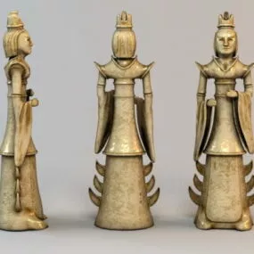 Ancient Human Sculpture 3d model